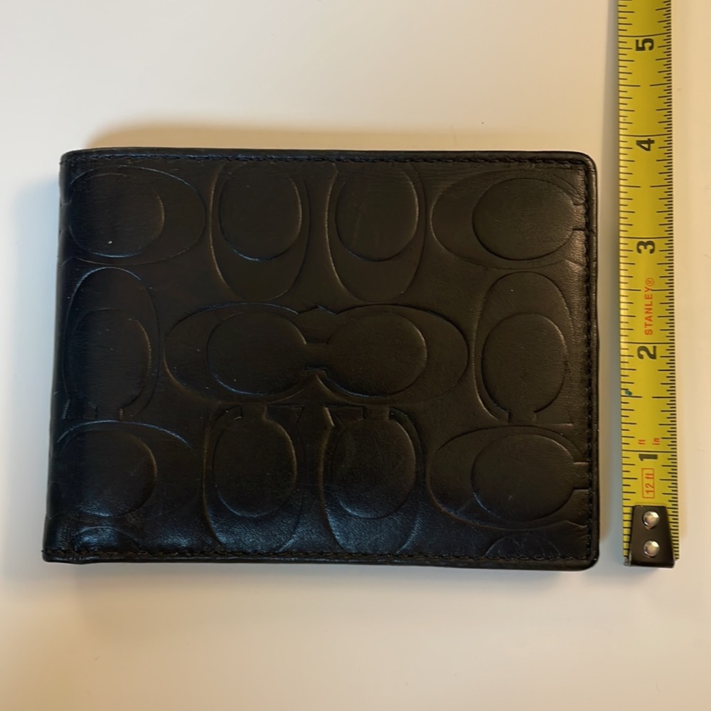 Coach leather bifold wallet - Picture 7 of 7